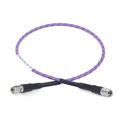 2.4mm Male to 2.4mm Female Cable Using 3500 Series With Stainless Steel Wire Covered By Tin Plated Copper Wire And Nomex Braid Coax | DC-50GHz