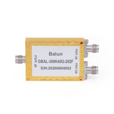 2.92mm Female Ultra-Wideband Balun | 300kHz - 40GHz | 180° Nominal Phase Difference
