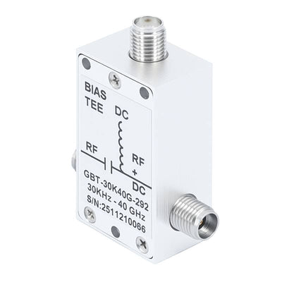 30 KHz to 40 GHz 2.92mm Bias Tee Rated to 500 mA And 50 Volts DC