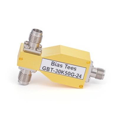 30 KHz to 50 GHz 2.4mm Bias Tee Rated to 500 mA And 25 Volts DC