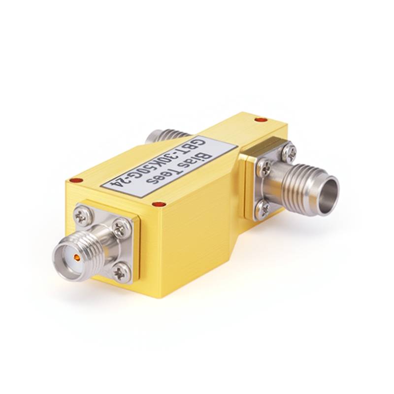 30 KHz to 50 GHz 2.4mm Bias Tee Rated to 500 mA And 25 Volts DC