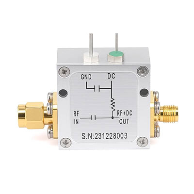 10 MHz to 4.2 GHz SMA Bias Tee Rated to 1000 mA And 72 Volts DC