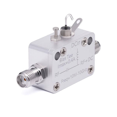 10 MHz to 10 GHz SMA Bias Tee Rated to 400 mA And 50 Volts DC