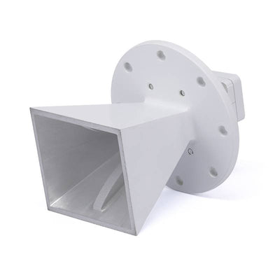 Waveguide Standard Horn Antenna Operating from 6 GHz to 18 GHz with a Nominal 14 dBi Gain, SMA Female Input Connector