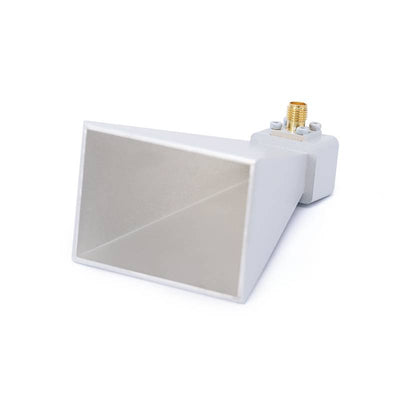 Waveguide Standard Horn Antenna Operating from 18 GHz to 26 GHz with a Nominal 20 dBi Gain, SMA Female Input Connector
