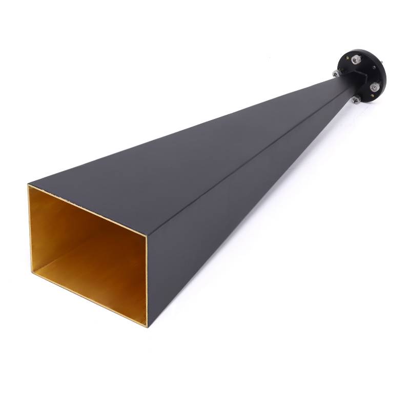 WR-22 Rectangular Standard Gain Horn Antenna 25 dBi Typical Gain, U Band 32.9 to 50.1GHz