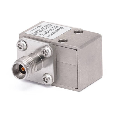 Isolator with 18dB Isolation from 18GHz to 26.5GHz, 10 Watts and 2.92mm Female