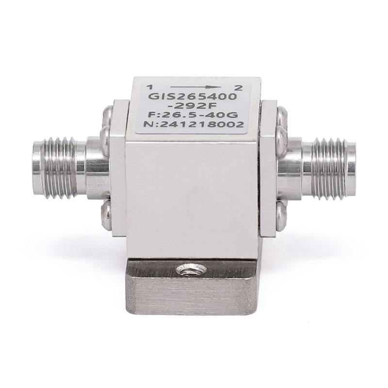 Isolator with 13.8dB Isolation from 26.5GHz to 40GHz, 5Watts and 2.92mm Female