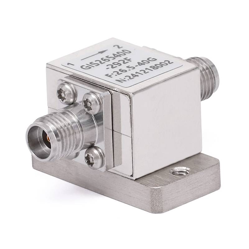 Isolator with 13.8dB Isolation from 26.5GHz to 40GHz, 5Watts and 2.92mm Female