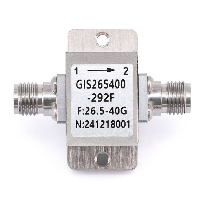 Isolator with 13.8dB Isolation from 26.5GHz to 40GHz, 5Watts and 2.92mm Female