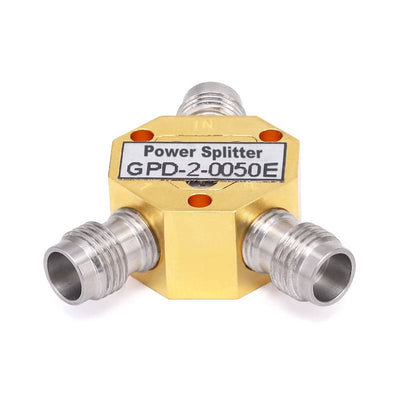 2-Way 2.4mm Power Splitter From DC to 50 GHz Rated at 1 Watts