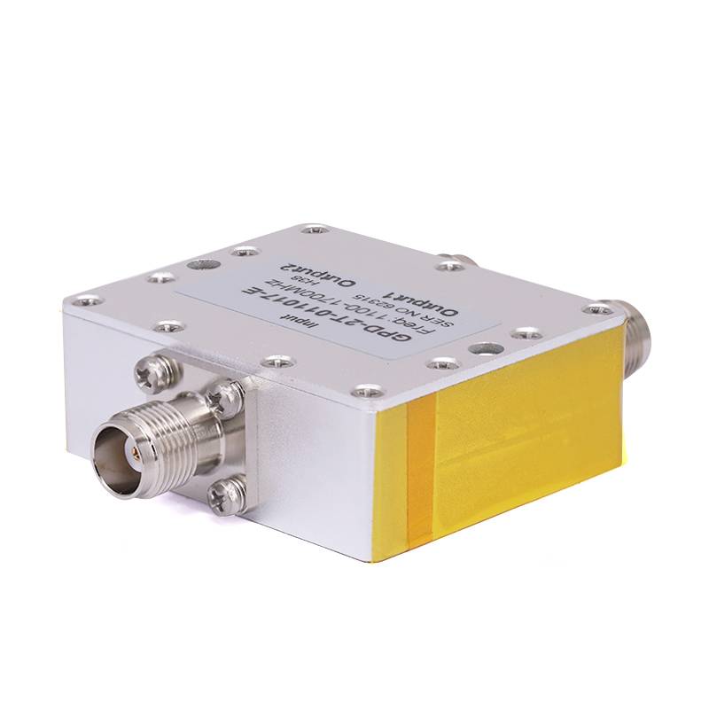 2-Way TNC Power Divider, One Output with DC Block, From 1.1 GHz to 1.7 GHz Rated at 30 Watts