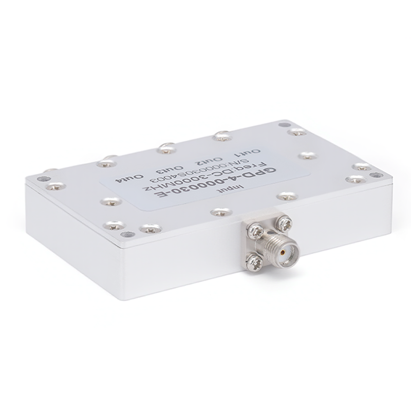 4-Way SMA Power Divider From DC to 3 GHz Rated at 2 Watts