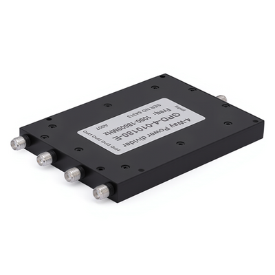 4-Way SMA Power Divider From 1 GHz to 18 GHz Rated at 20 Watts