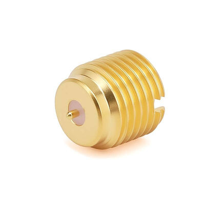 GPO (SMP) Male Connector | Threaded, PCB Mount | Ø0.45 × 0.7mm Tail | DC–26.5GHz | Limited Detent