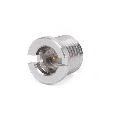 GPO(SMP) Male Bulkhead Mount Connector for PCB, DC - 26.5GHz, Limited Detent