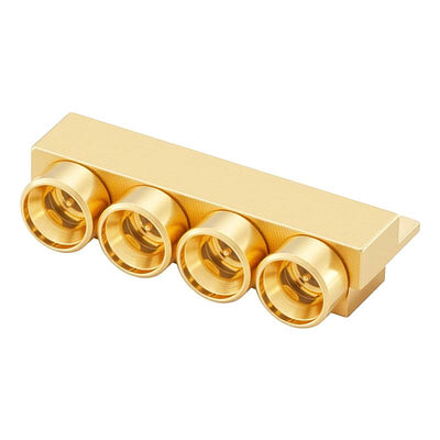 GPPO(mini-SMP) Male 4 Channel Connector ｜ End Launch | PCB Mount ｜ DC-40GHz