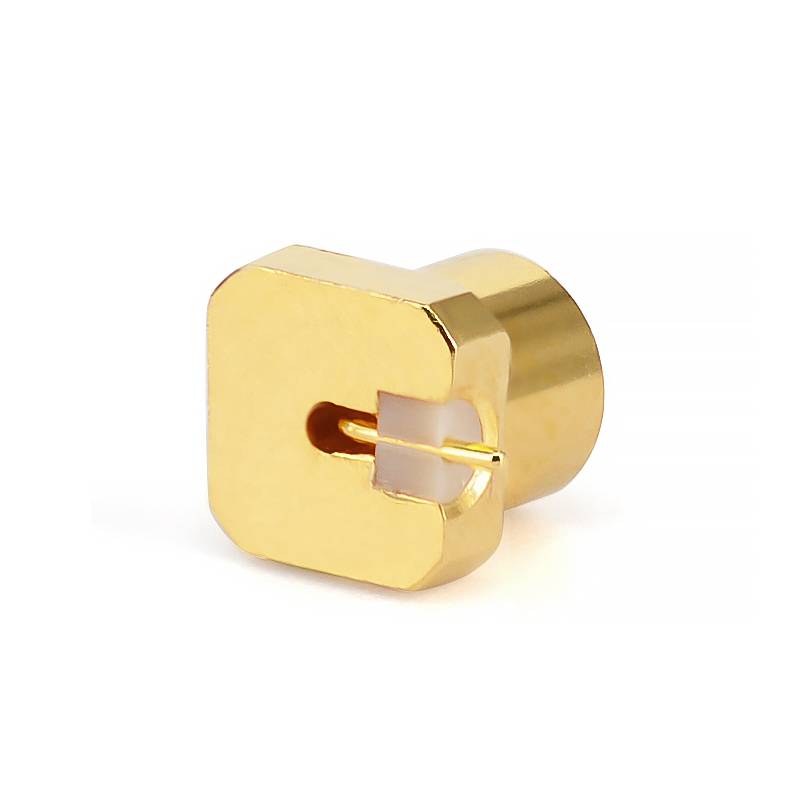 GPPO (Mini-SMP) Male Smooth Connector Solder Attachment Surface Mount PCB, DC - 65GHz