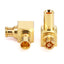 GPPO (Mini-SMP) Female With Right Angle Connector for . 047" Series Cables | DC - 40GHz