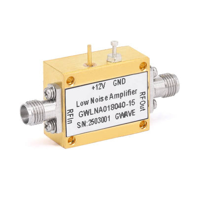 2.92 Female Low Noise Amplifier (LNA), 15dB Gain, 3.5dB Noise Figure, 18GHz - 40GHz