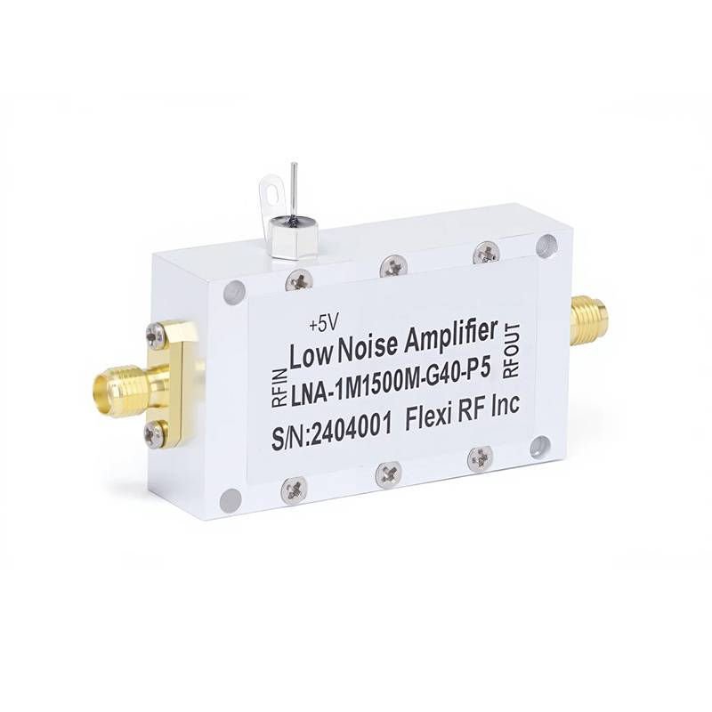 SMA Female Low Noise Amplifier (LNA) | 40dB Gain | 2.4dB Noise Figure | 0.001 - 1.5GHz