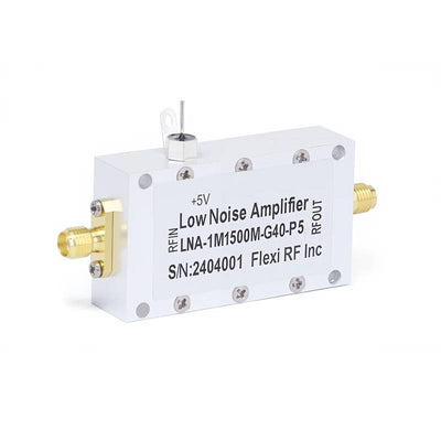 SMA Female Low Noise Amplifier (LNA) | 40dB Gain | 2.4dB Noise Figure | 0.001 - 1.5GHz