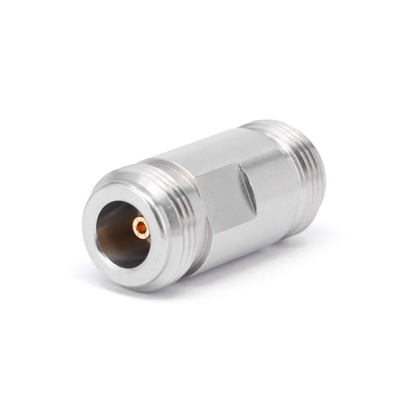 N Female to N Female Adapter, Passivated Stainless Steel, DC - 18GHz