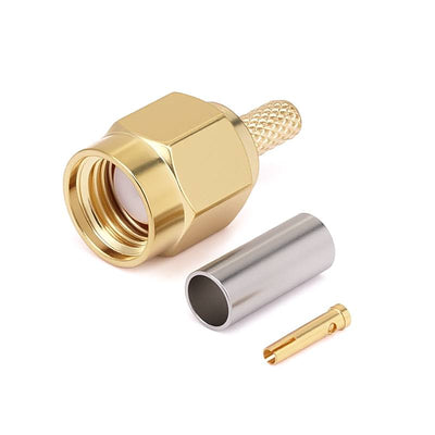 SMA Female Reverse Polarity for  RG316&RG316D Series Cable  ，DC to 6GHz