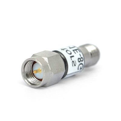 SMA Fixed Attenuator with Brass Tri-Metal Plated Body, DC-8GHz