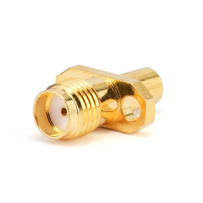 SMA Female to GPO (SMP) Male Adapter with 2 Hole Flange, DC - 18GHz