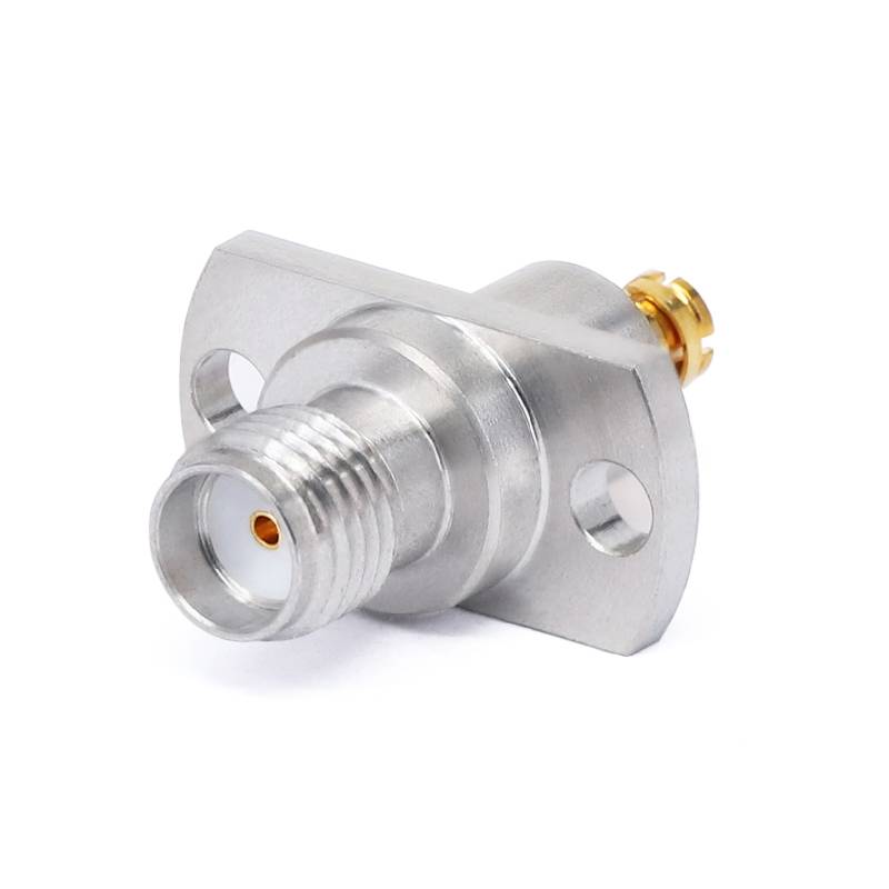 Smp Adapter Cable SMA Female to GPO (SMP) Female Adapter with 2 Hole Flange, DC - 18GHz ...
