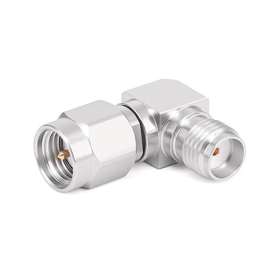 SMA Male to SMA Female Right Angle Adapter | DC-18GHz