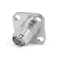 SMA Female Connector Field Replaceable with 4 Hole Flange, Acceptable Pin Diameter 0.3mm, DC - 26.5GHz