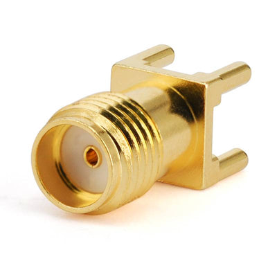 SMA Female Connector Vertical Launch Suit for PCB | Length of Center Pin 0.8mm  |  DC - 12.4GHz