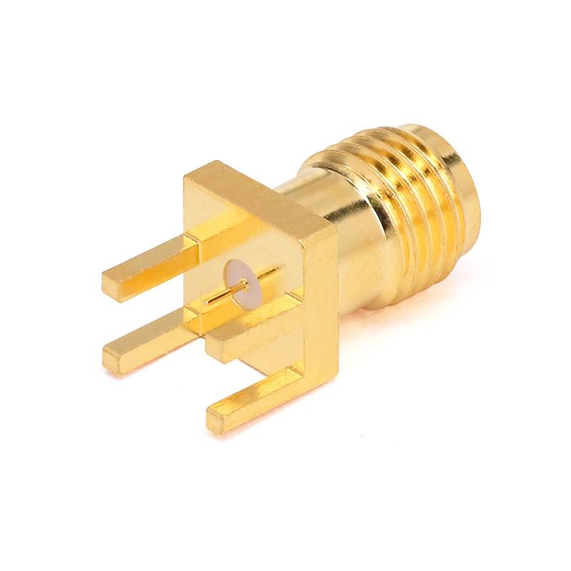 SMA Female Connector End Launch Suit for PCB Thickness 2.0mm Length of Center Pin 1.9mm,  DC - 18GHz