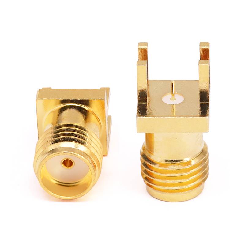 SMA Female Connector End Launch Suit for PCB Thickness 2.0mm Length of Center Pin 1.9mm,  DC - 18GHz