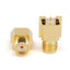 SMA Female Connector End Launch, PCB Edge Slotted Surface Mount, DC - 18GHz