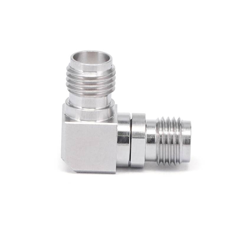 SMA Female to SMA Female Adapter with Right Angle, DC - 18GHz