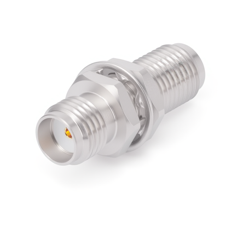 SMA Female to SMA Female Bulkhead Straight Precision Adapter | DC to 18GHz
