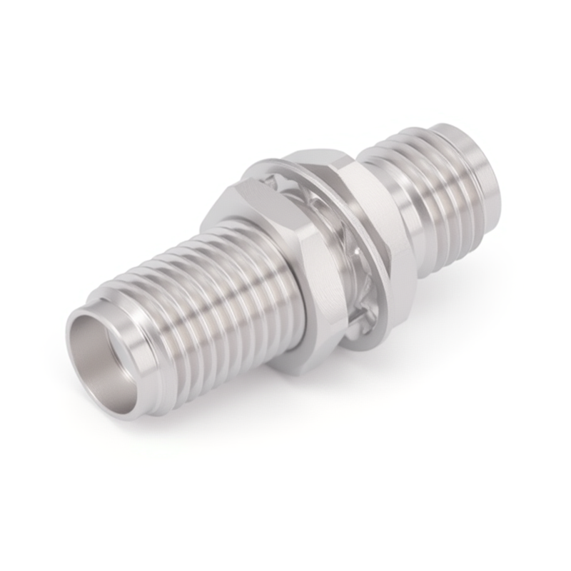 SMA Female to SMA Female Bulkhead Straight Precision Adapter | DC to 18GHz