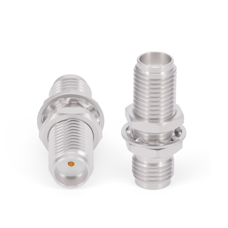 SMA Female to SMA Female Bulkhead Straight Precision Adapter | DC to 18GHz