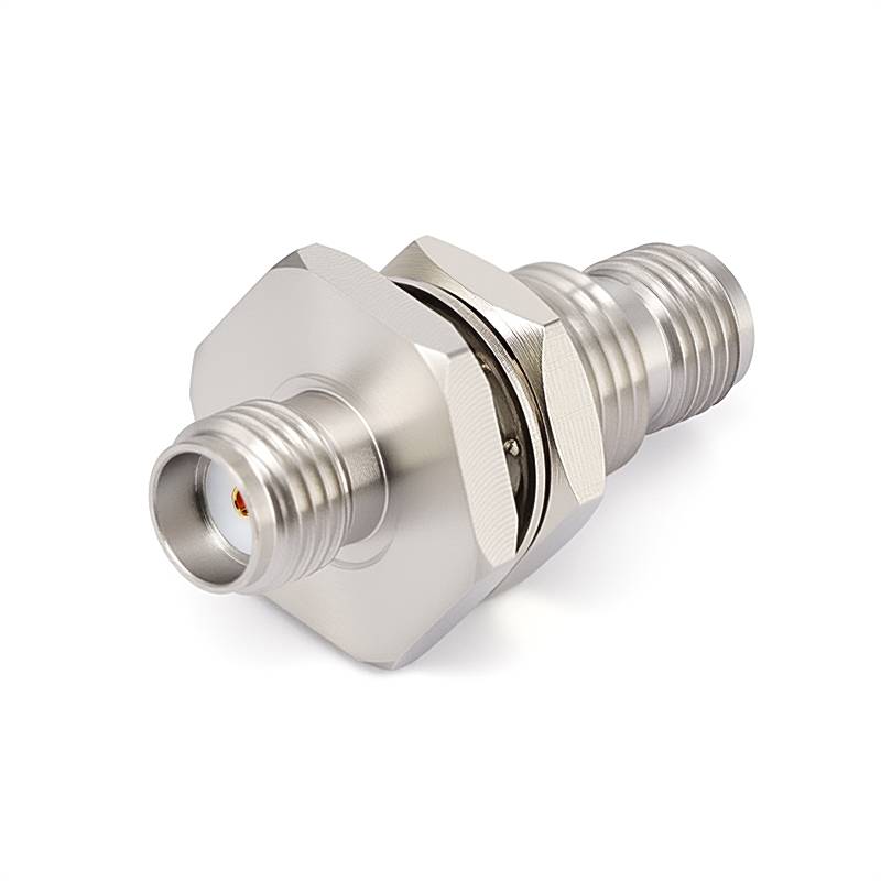 SMA Female to SMA Female Bulkhead Straight Precision Adapter | DC to 26.5 GHz
