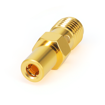 SMA Female to SSMB Female Straight Adapter | DC-3GHz
