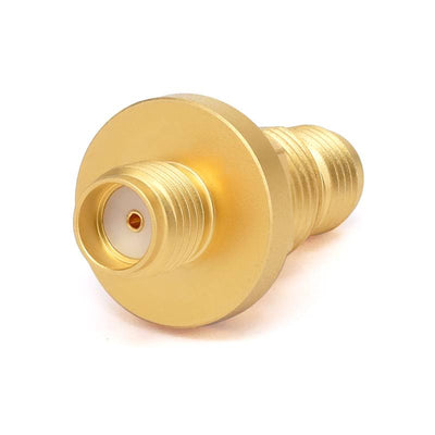 SMA Female to SMA Female Hermetically Sealed Bulkhead Mount Adaptor, DC - 18GHz