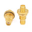 SMA Female to SMA Female Hermetically Sealed Bulkhead Mount Adaptor, DC - 18GHz