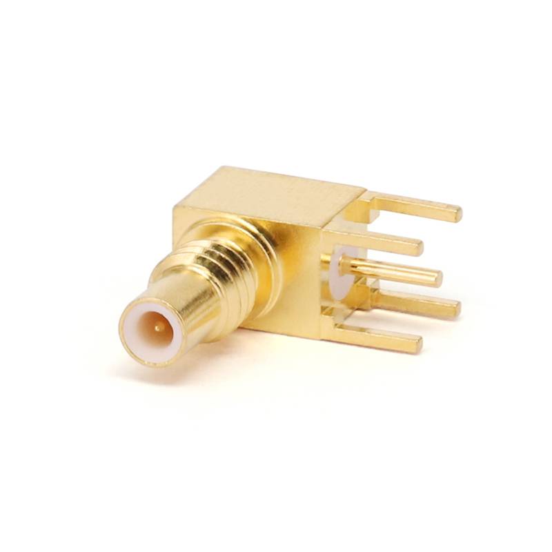 SSMC Male Connector for PCB wiht Right Angle,  DC - 6GHz
