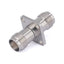 TNC Female–Female RF Adapter | 4-Hole Flange Mount | Stainless Steel | Passivated | DC–18 GHz