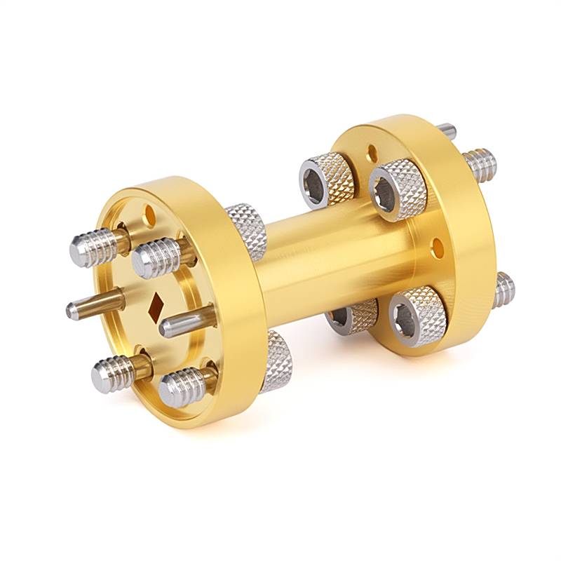 WR10 to WR10 Straight Waveguide Adapter|1 Inch Length | UG-387/U to UG-387/U Flange | 75–110GHz