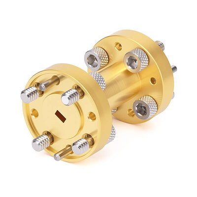 WR10 to WR10 Straight Waveguide Adapter|1 Inch Length | UG-387/U to UG-387/U Flange | 75–110GHz