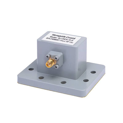 WR-137 to SMA Female Waveguide to Coax Adapters with UDR70 Flange, 5.38 - 8.17GHz
